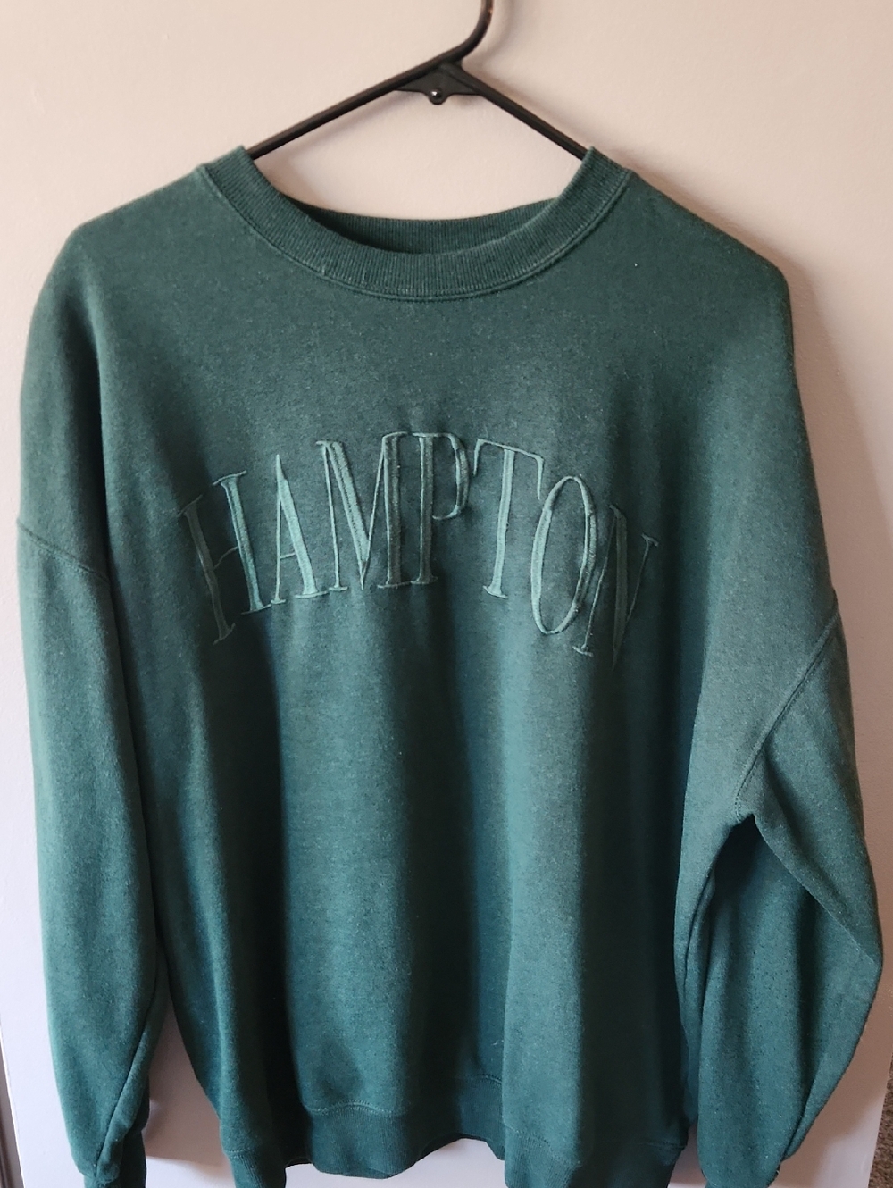 Reflex Hampton Embroidered Crewneck Sweatshirt Emerald Green